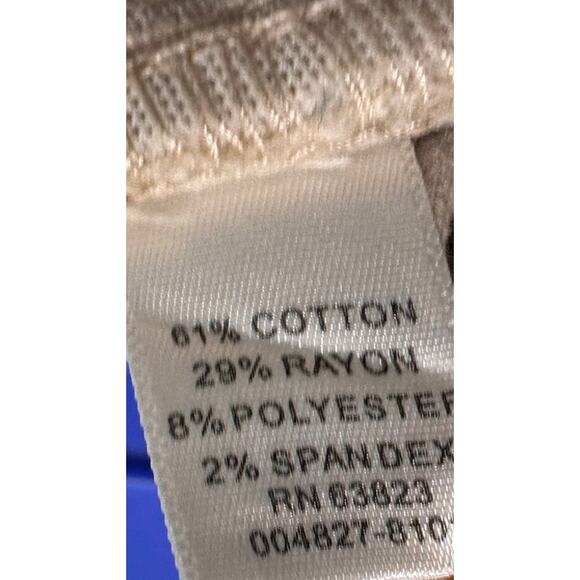 Christopher & Banks Signature Slimming 12 Kahaki Beige Pants - Picture 4 of 8